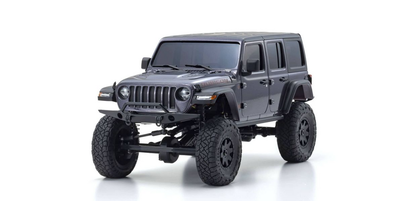 MINI-Z 4×4 Series Readyset JeepⓇ Wrangler Unlimited Rubicon Granite Crystal Metallic