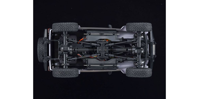 MINI-Z 4×4 Series Readyset JeepⓇ Wrangler Unlimited Rubicon Granite Crystal Metallic