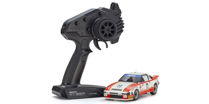 MINI-Z RWD MR-04 readyset MAZDA SAVANNA RX-7 (SA22C) "1979 DAYTONA CAR No.77"