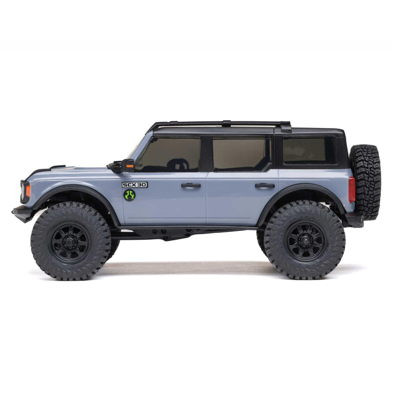 Axial SCX30 Ford Bronco 1/30 4WD RTR Scale Mini Crawler (Grey)