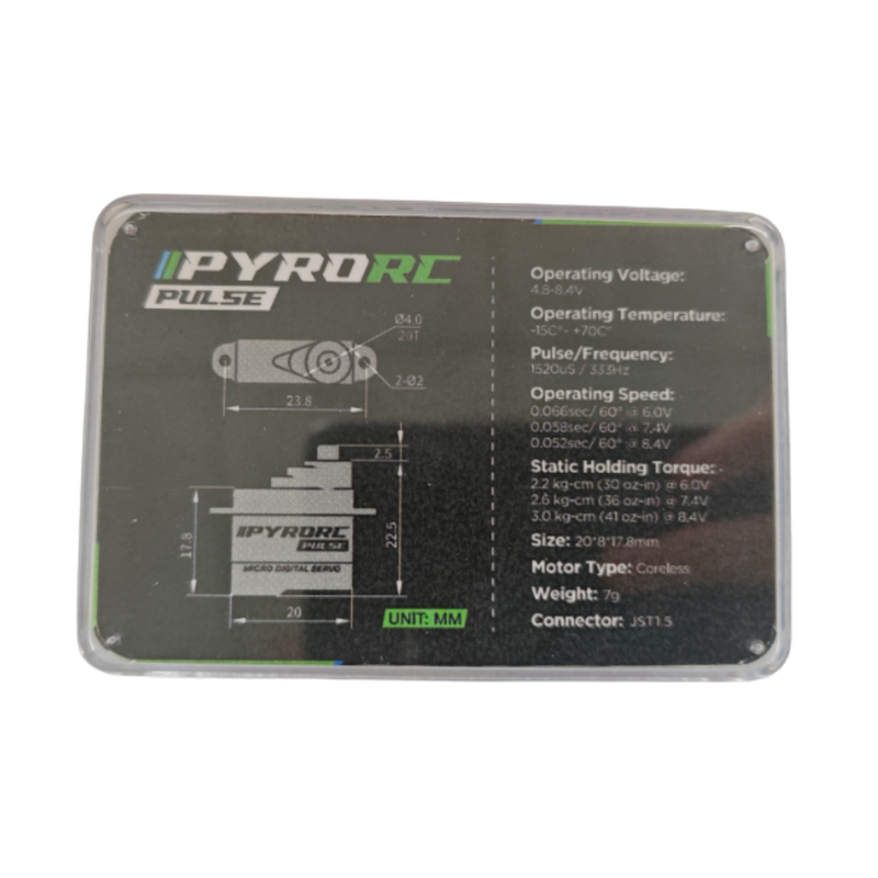 PyroRC Pulse Digital Micro Servo (PRE-ORDER)