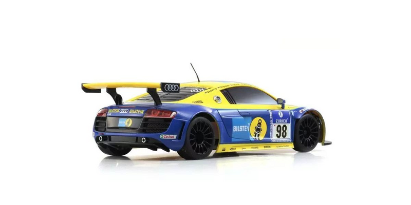 MINI-Z RWD MR-04 readyset Audi R8 LMS Phoenix Racing NBR 2010 #98