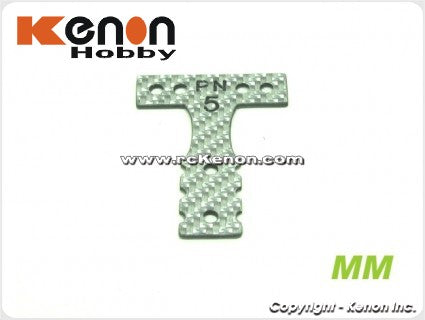 PN Racing Mini-Z MR03 MM Silver Carbon T-Plate #5