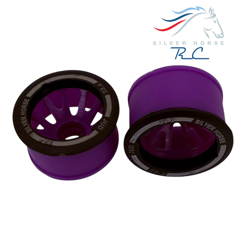 Nexx Racing 2WD JUD Front 8.5mm Flanged Wheels (+1 Offset - Purple)