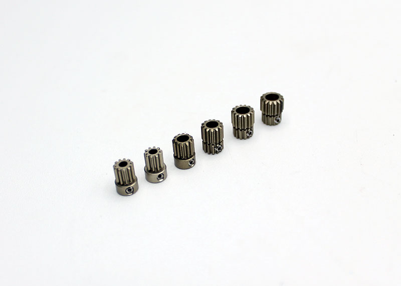 Reflex Racing 64 Pitch Hardcoated Alumiunm Pinion Gear Set Version 2