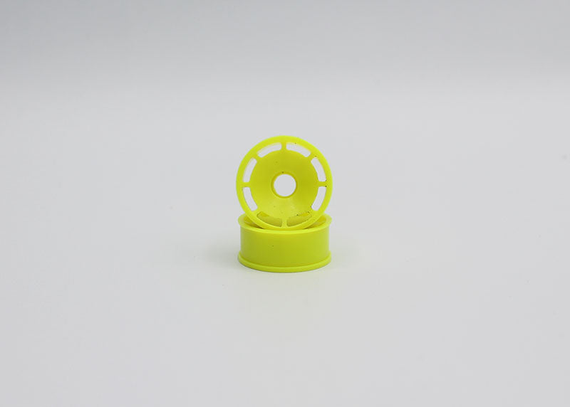 Reflex Racing Speed Dish Wheel Front Yellow (+1 Offset)