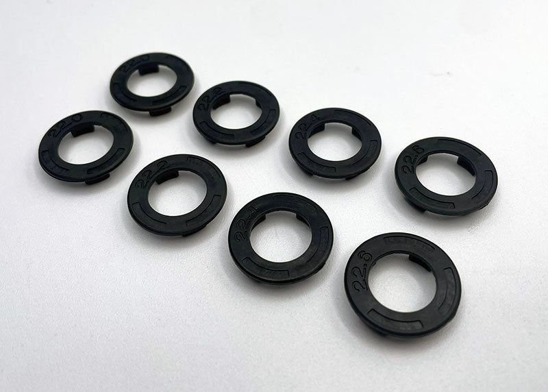 Reflex Racing Speed Dish Side Wall Plate Set Black (22.0,22.2,22.4,22.6)