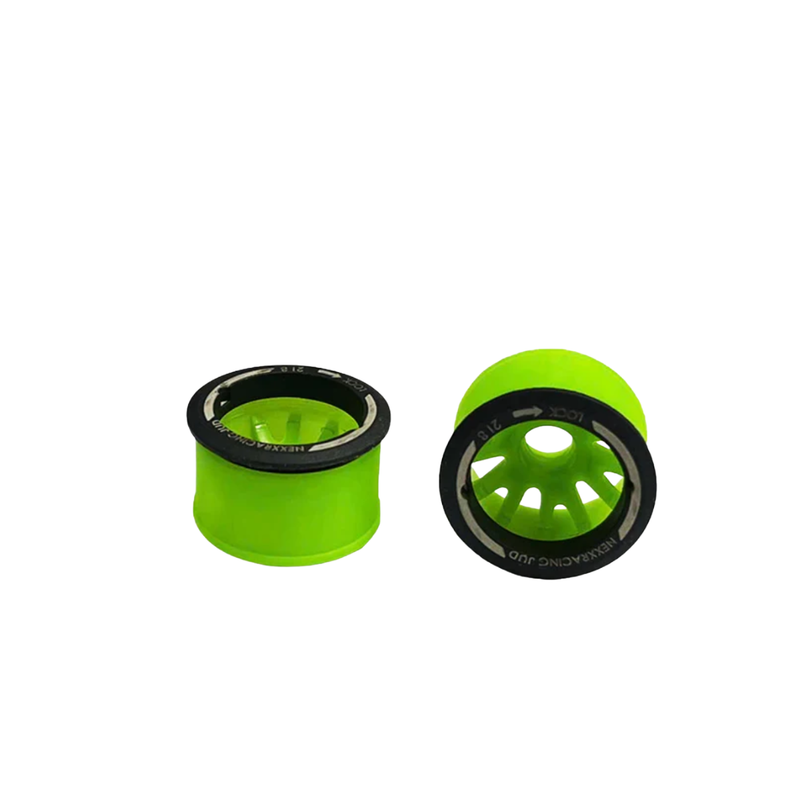 Nexx Racing 2WD JUD Front 8.5mm Flanged Wheels (+0 Offset - Green)