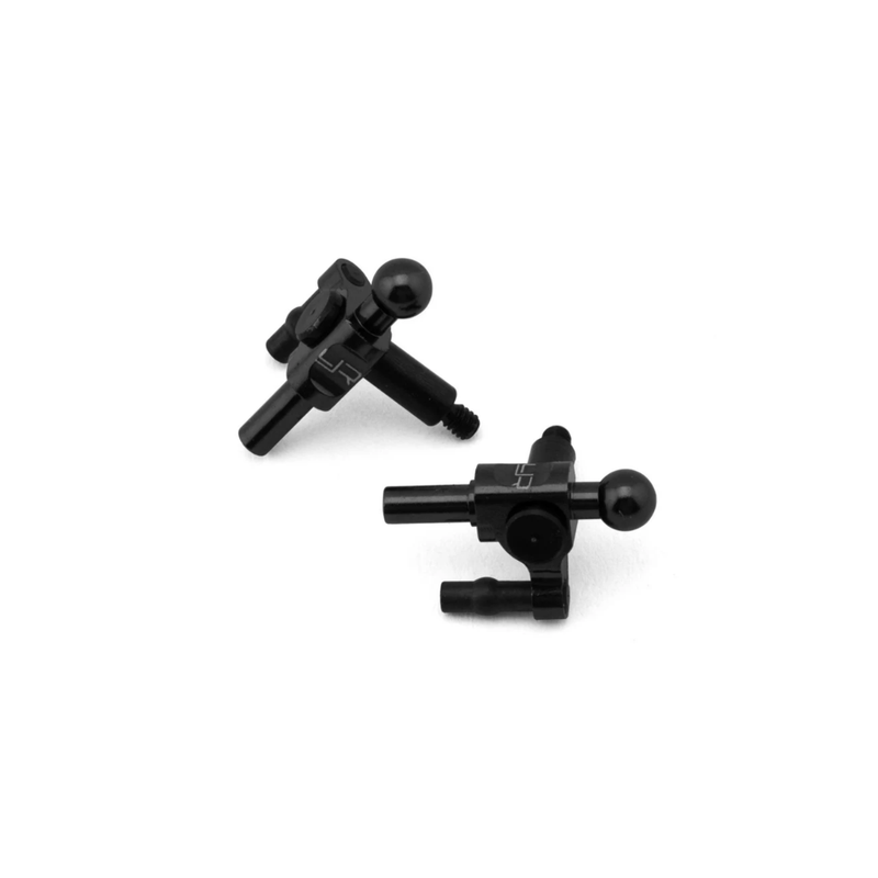 Yeah Racing Mini-Z Aluminum Steering Knuckles (Black) (2) (0 Camber)