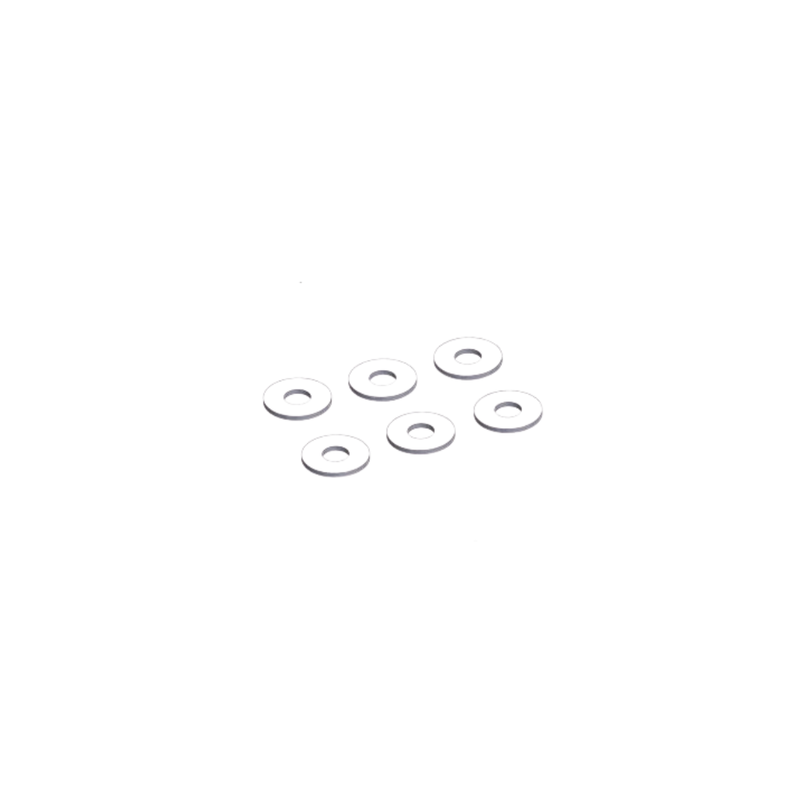 Atomic MRV Rear Axle Height Shim 6 pcs (1.6 x 4.0 x 0.3 mm)