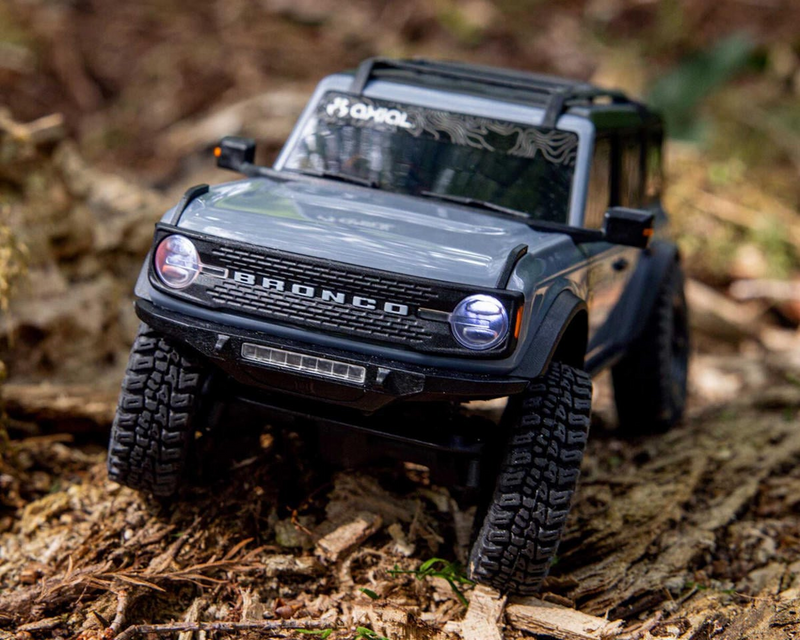 Axial SCX30 Ford Bronco 1/30 4WD RTR Scale Mini Crawler (Grey)
