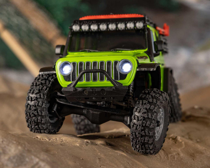 Axial SCX30 Jeep Wrangler JLU 1/30 4WD RTR Scale Mini Crawler (Green)