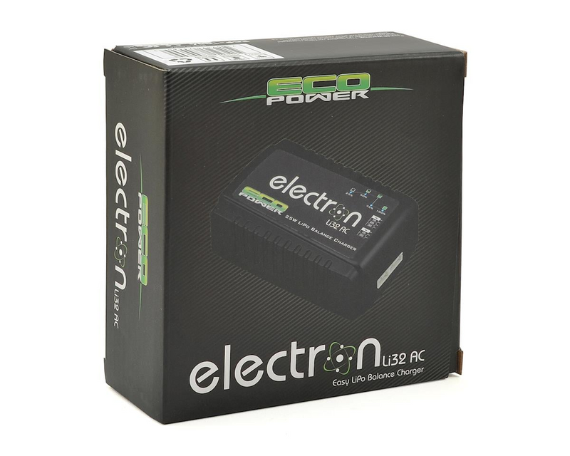 EcoPower Electron Li32 AC LiPo Balance Battery Charger (2-3S/2A/25W)