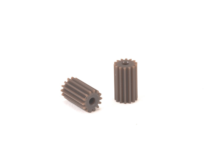 PN Racing PNWC Machine Cut Delrin 64P 14T Long Pinion (2pcs) (Brown)