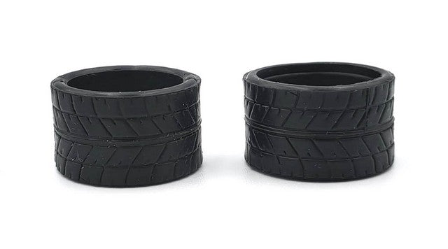 Marka V1 Mini-Z RCP Rubber Rear Radial Tire 15 Degree Medium - 14mm (1 Pair)