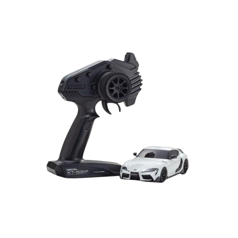 Mini-Z RWD MR-04 readyset Toyota GR Supra (White Metallic)