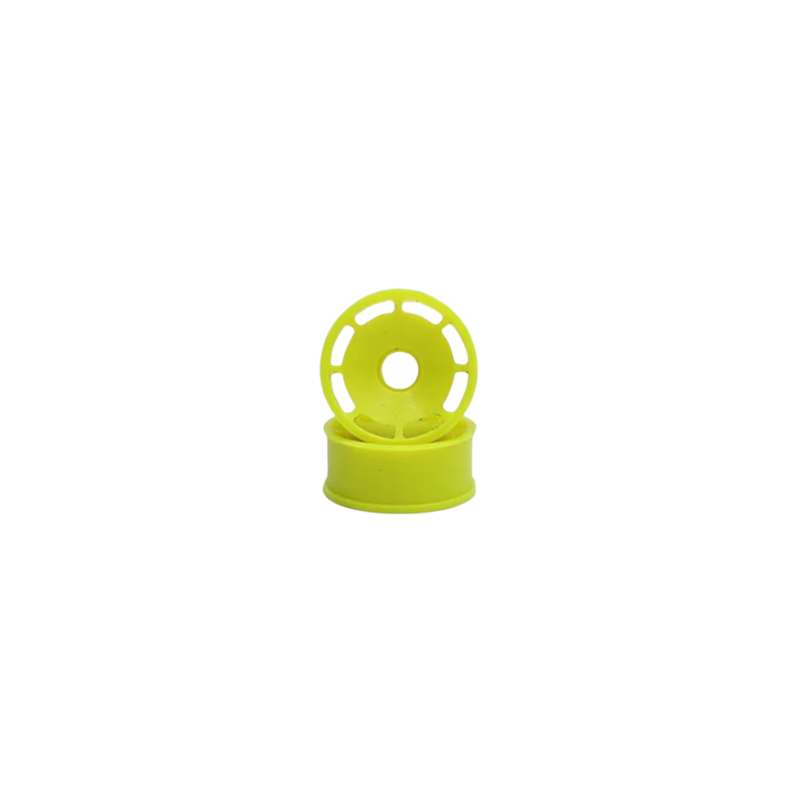 Reflex Racing Speed Dish Wheel Front Yellow (+1 Offset)