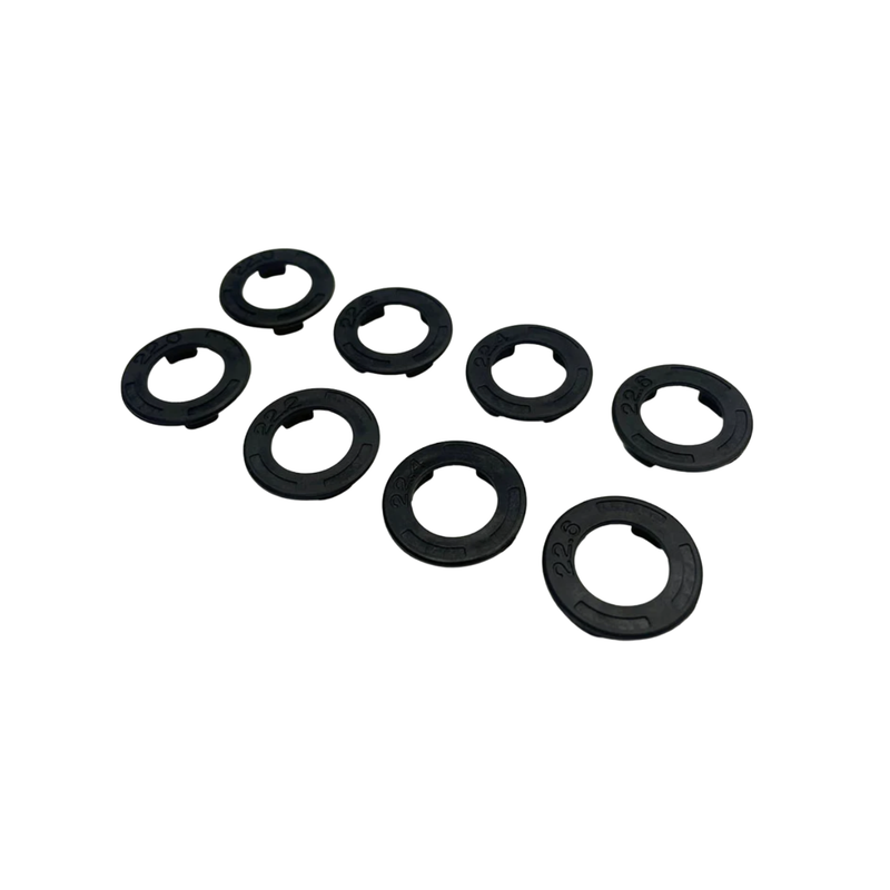 Reflex Racing Speed Dish Side Wall Plate Set Black (22.0,22.2,22.4,22.6)