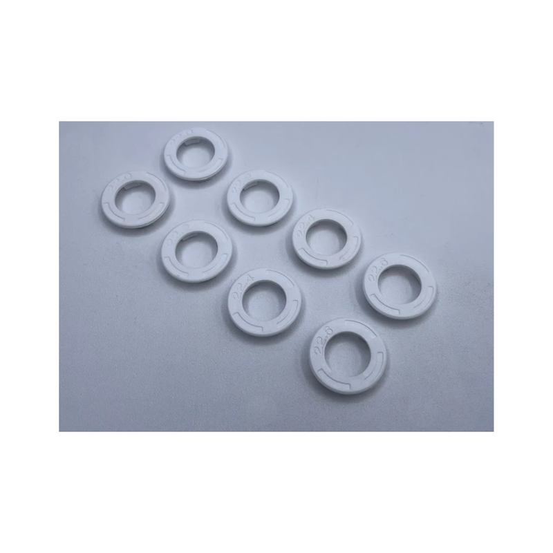 Reflex Racing Speed Dish Side Wall Plate Set White (22.40,22.60,22.80,23.00)