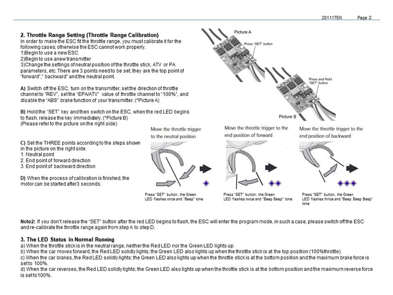 PN Racing V2 Micro Brushless 16A Speed Control Unit